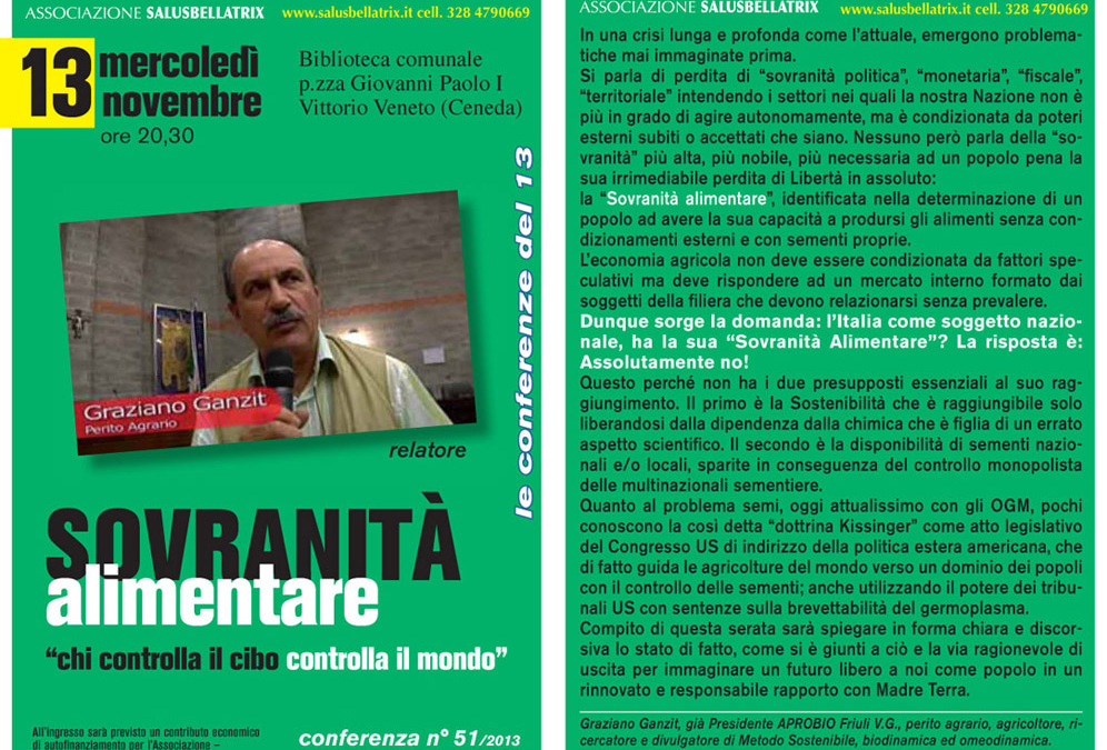 Sovranità Alimentare