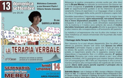 La terapia verbale – Dr.ssa Gabriella Mereu