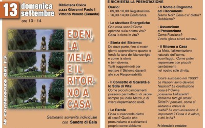 Eden, la mela e il ritorno a Casa – Seminario di Sovranità individuale