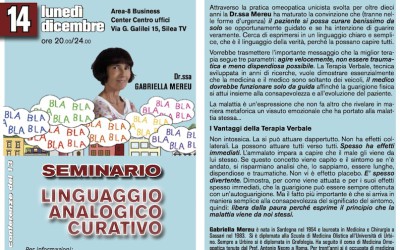 Seminario – Dr.ssa Gabriella Mereu – Linguaggio analogico-curativo