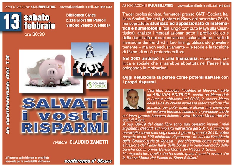 Salvate i Vostri Risparmi