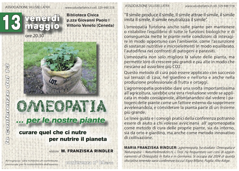 OMEOPATIA… per le nostre piante