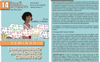 Seminario – LINGUAGGIO ANALOGICO CURATIVO
