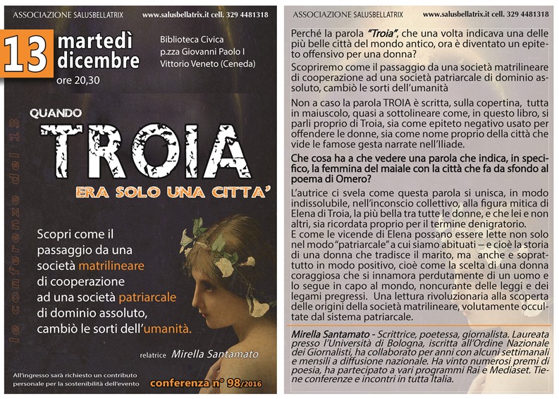 QUANDO TROIA ERA SOLO UNA CITTA’