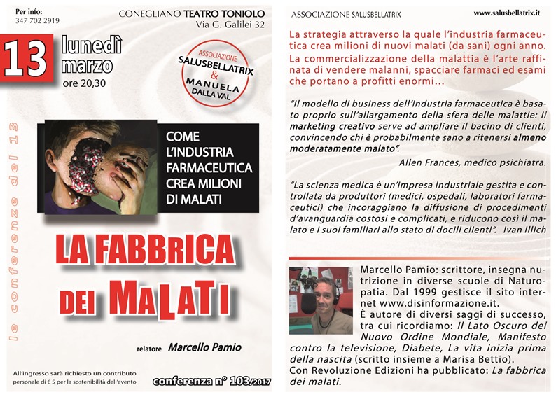 LA FABBRICA DEI MALATI – Marcello Pamio