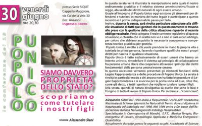 POPOLO UNICO – SIAMO DAVVERO PROPRIETA’ DELLO STATO? Scopriamo come tutelare i nostri figli