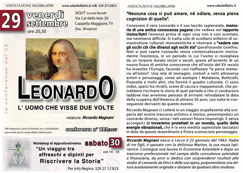 LEONARDO – l’ uomo che visse due volte