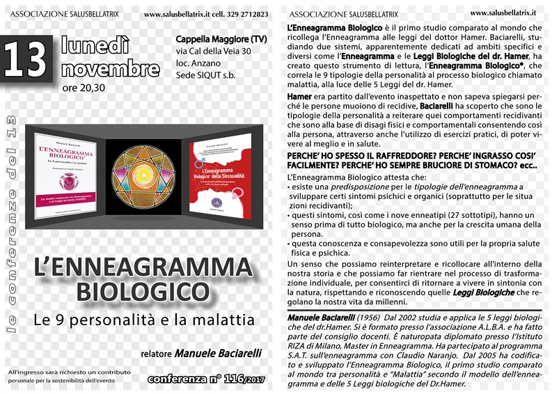 L’ ENNEAGRAMMA BIOLOGICO – Le 9 personalità e la malattia