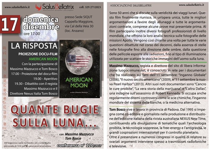 QUANTE BUGIE SULLA LUNA…