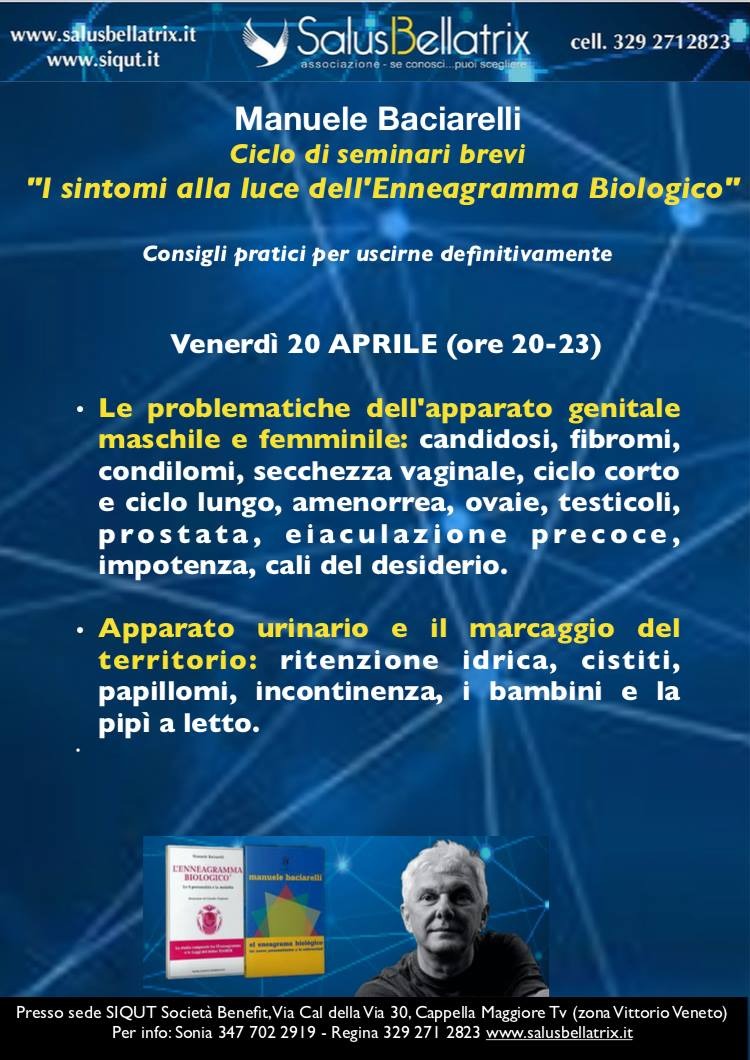 Le problematiche dell’apparato genitale e urinario, sia maschile che femminile.