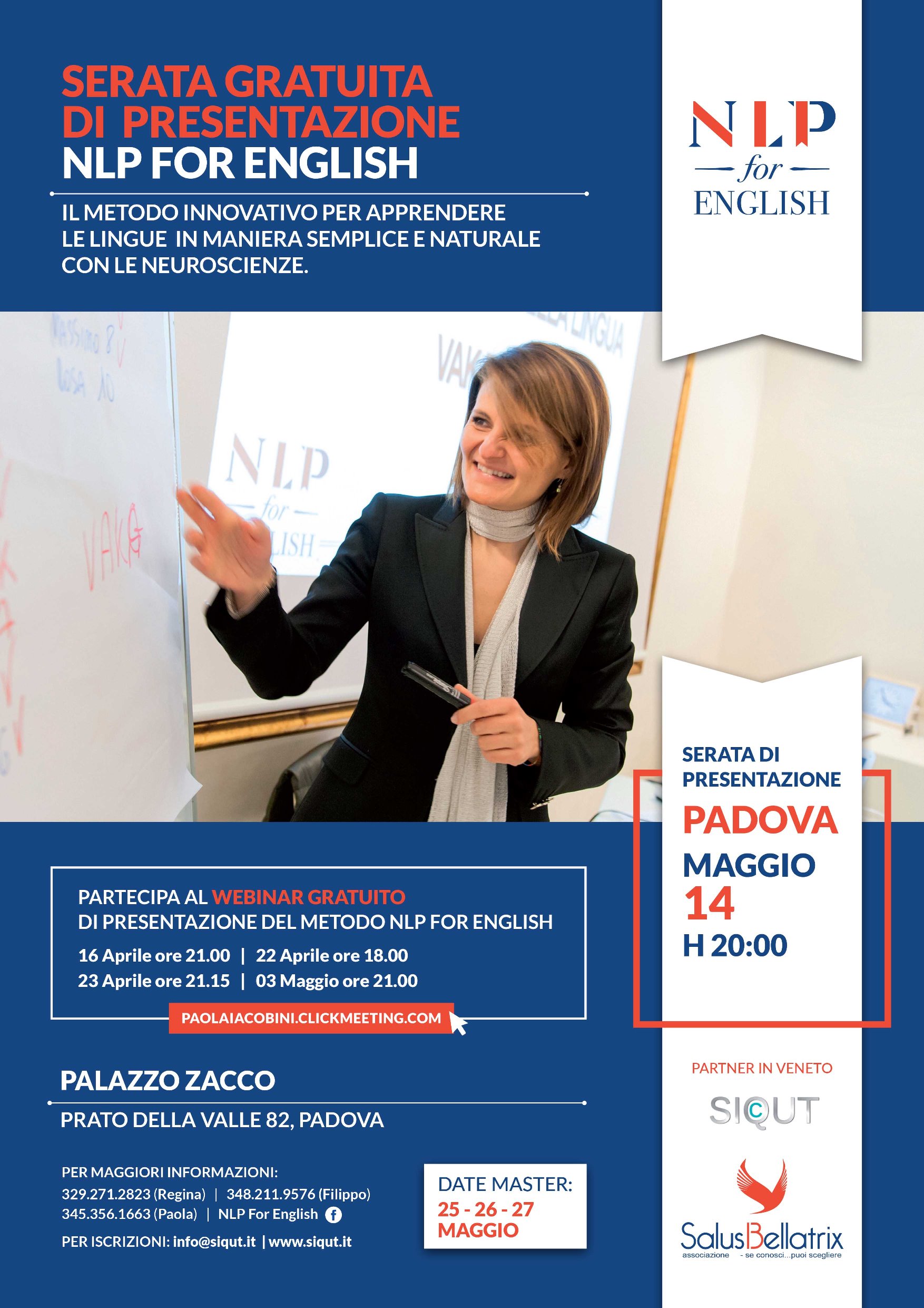 Serata di presentazione NLP for English – Padova