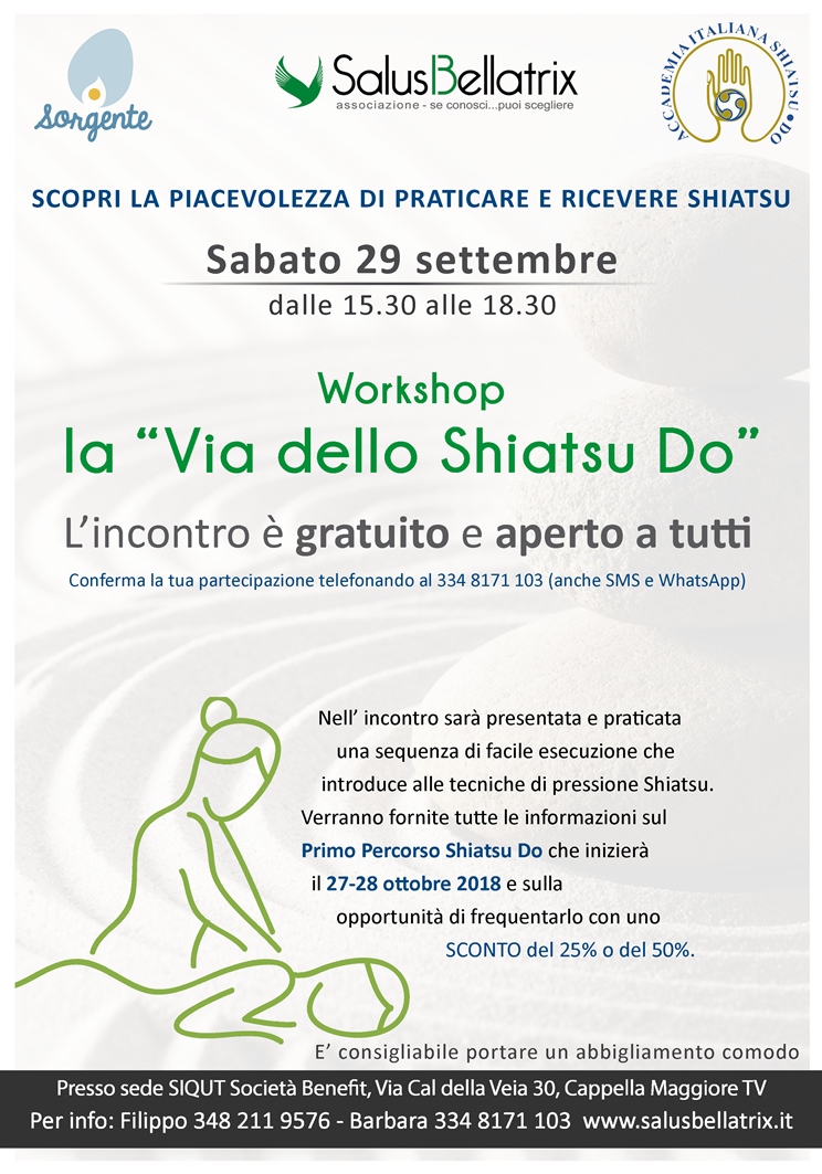 la “Via dello Shiatsu Do” – Workshop gratuito